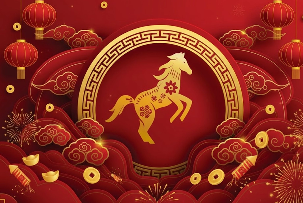 Año nuevo chino, el año del caballo.