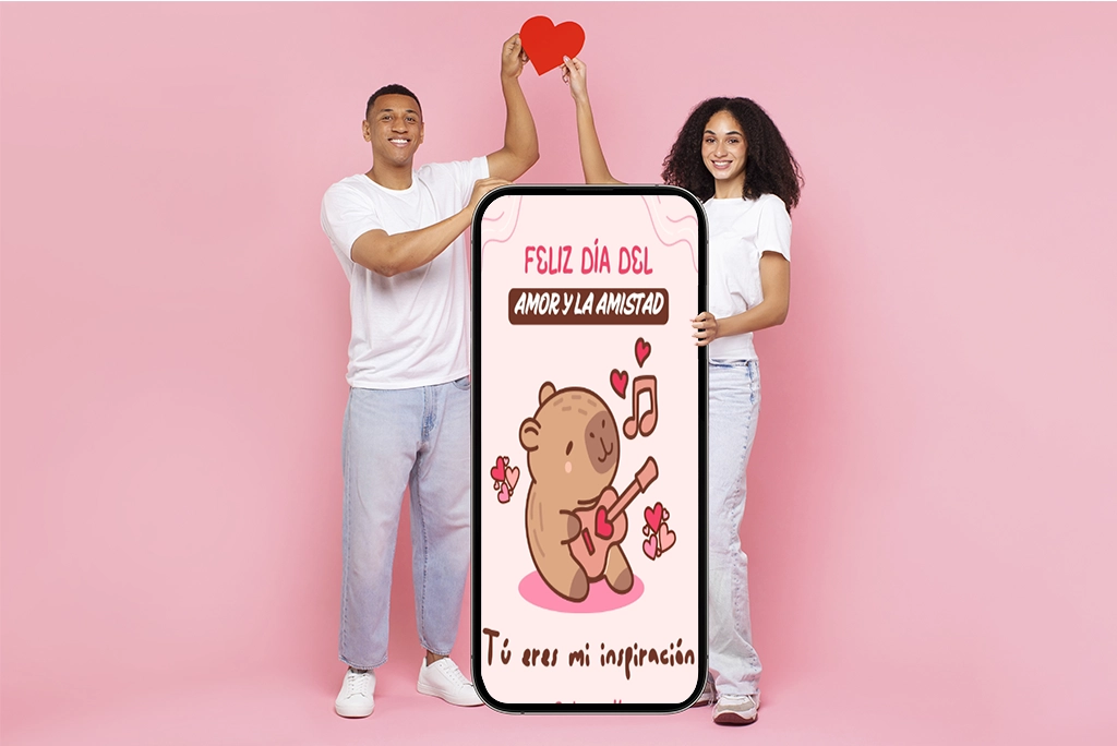 Canva te salva con estas plantillas en San Valentin