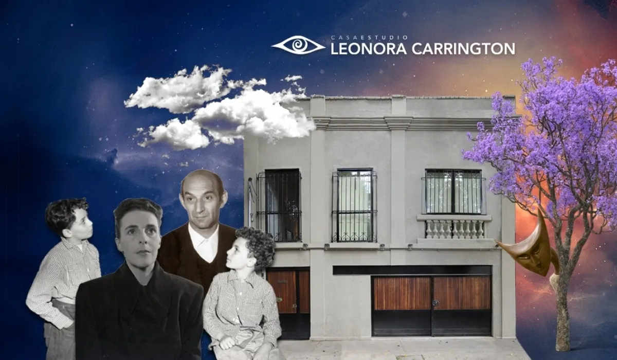 Conoce la casa-estudio de Leonora Carrington con este recorrido virtual
