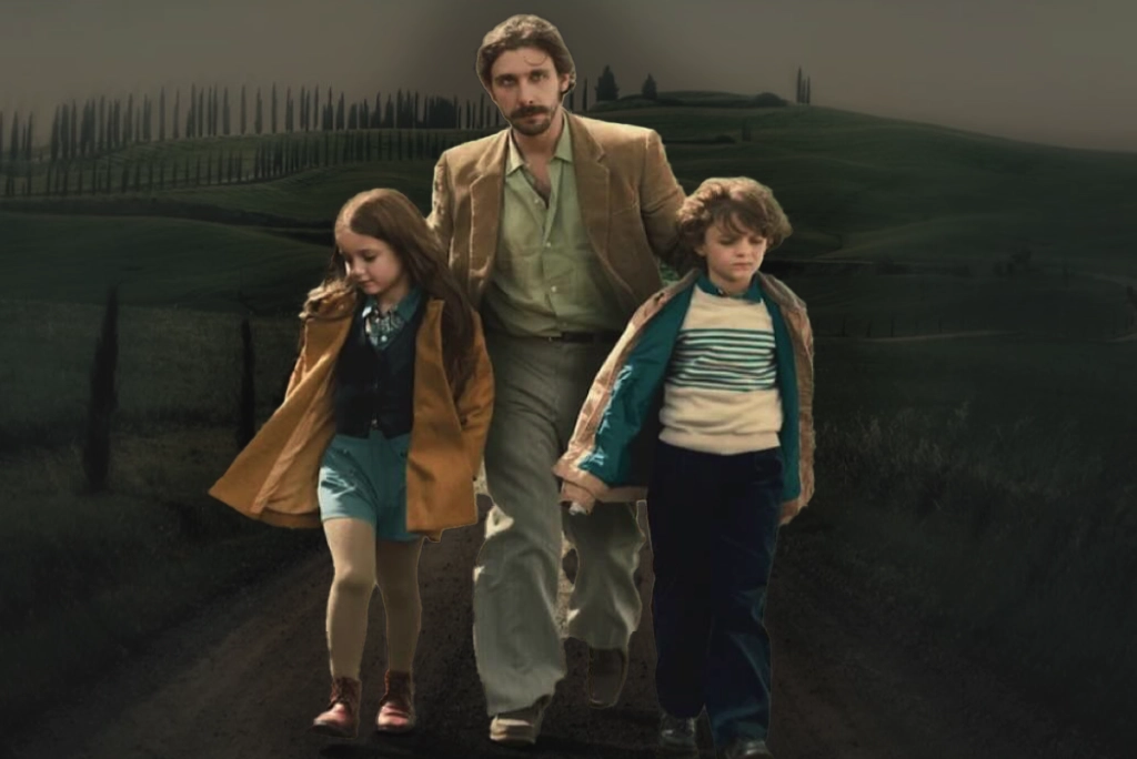 Reproducción de una fotografía de época de dos niños en los años 60, representando el caso real nadie nos vio partir que inspiró la serie de Netflix