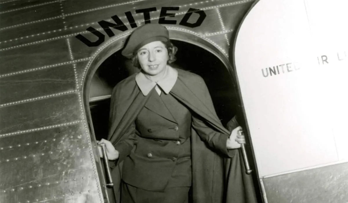 ELLEN CHURCH: conoce a la primera auxiliar de vuelo de la historia
