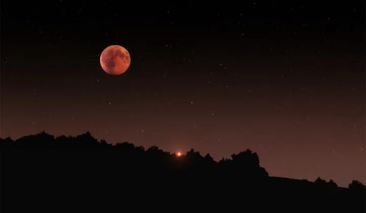 anota la fecha de cuándo será el eclipse total lunar