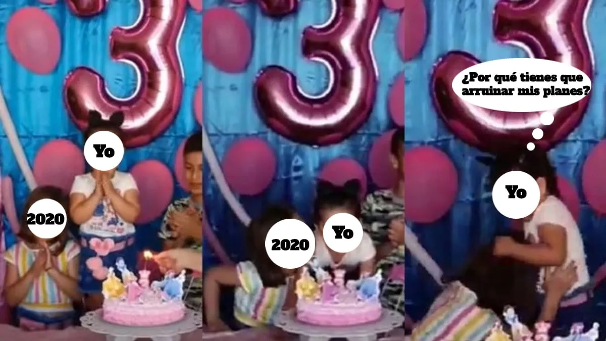 "Entre ser y no ser..." Los mejores memes de "la niña del pastel"