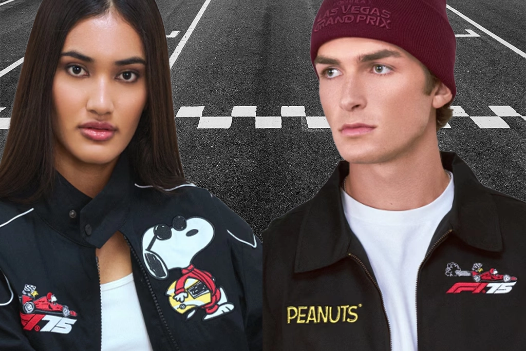 La F1 y Snoopy juntos en una colección de accesorios de edición limitada