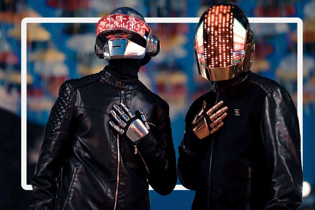 experiencia inmersiva Daft Punk en el Centro de Cultura Digital, con proyecciones visuales y realidad aumentada inspiradas en el dúo francés