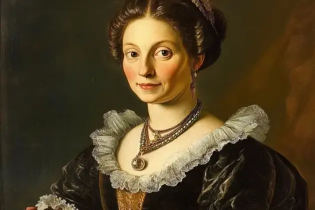 Retrato de Elena Lucrezia Cornaro Piscopia, la primera mujer con grado universitario, quien se doctoró en filosofía en 1678 en la Universidad de Padua.