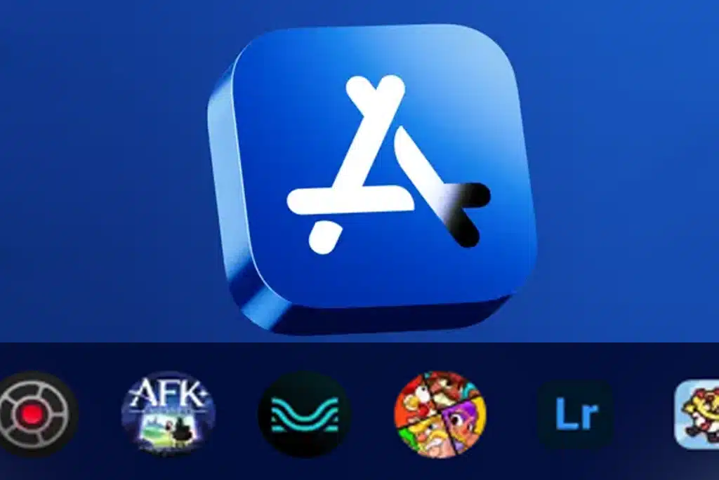 logo de la tienda de apps de Apple con el listado de las mejores apps del 2024