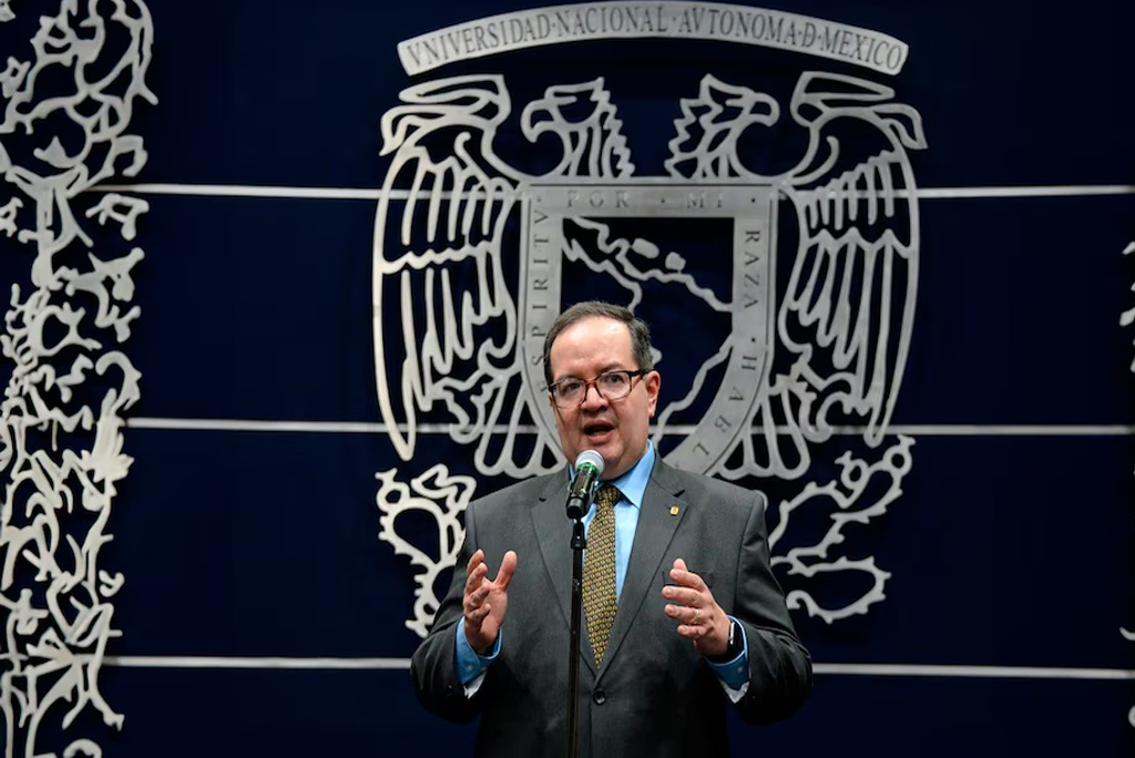 Rector de la UNAM, Leonardo Lomelí que impulsa nuevas reformas.