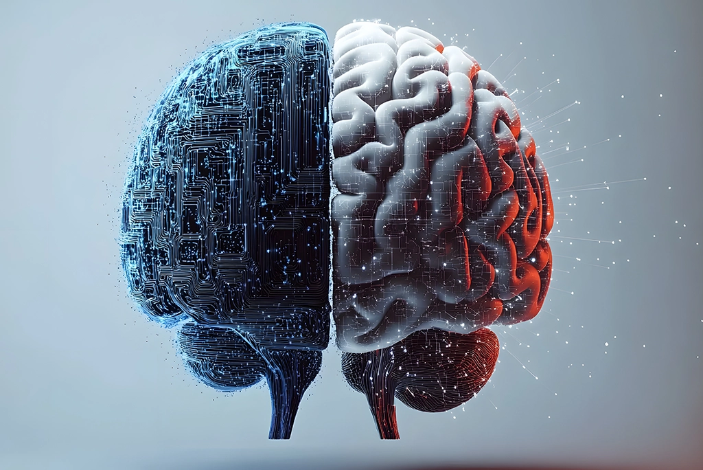 Estudio del MIT sobre el uso de IA y cerebro: Gráfico que muestra la disminución de actividad neuronal en usuarios de ChatGPT frente a quienes escriben sin ayuda.