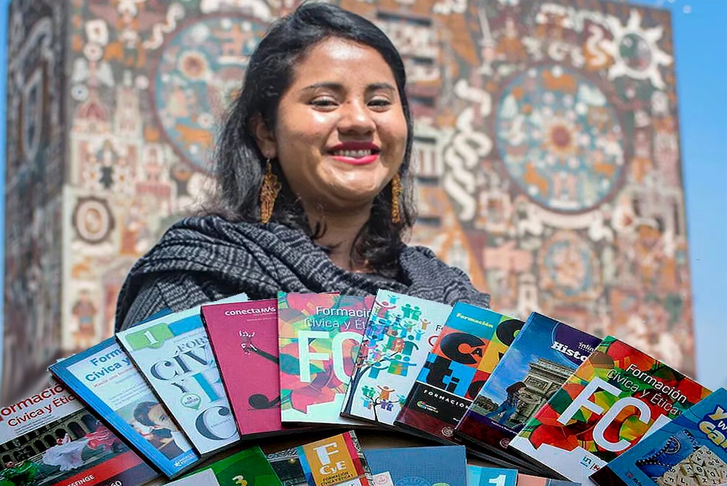 Nadia López García, pedagoga y poeta cuyos estudios de Nadia López incluyen formación en UNAM y universidades de Europa, nueva directora de materiales educativos en la SEP.