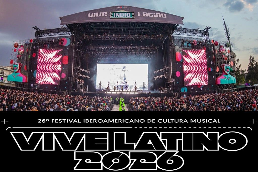 Vive Latino horarios y mapa oficial 2026 para el Estadio GNP, con detalles de escenarios y rutas para asistentes.