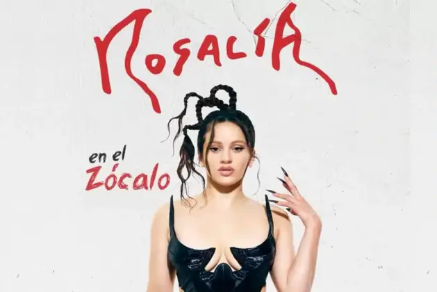 Rosalía en el Zócalo de la CDMX